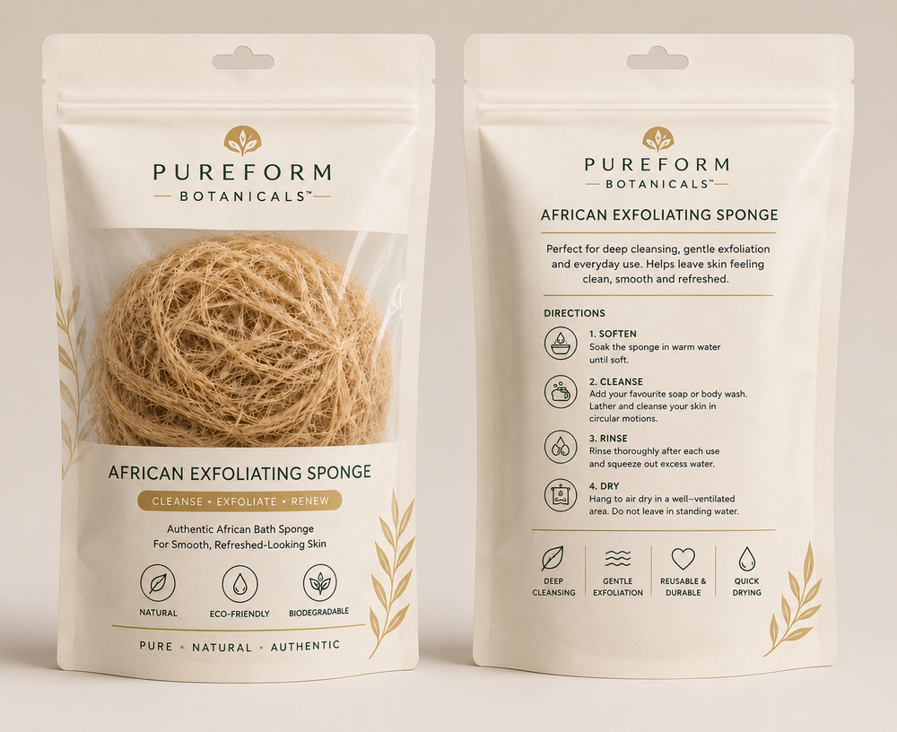 Natural African Exfoliating Sponge