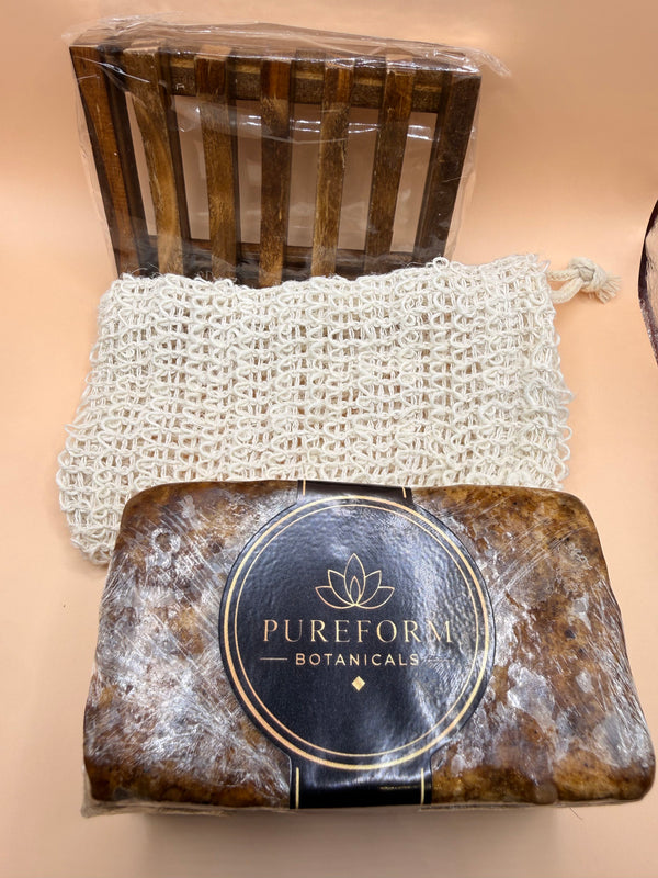 PureForm Botanicals™ Authentic Raw African Black Soap