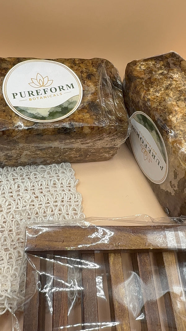 PureForm Botanicals™ Neem, Honey & Aloe Vera African Black Soap