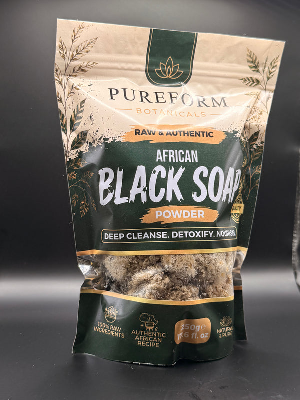 PureForm BotanicalsTM Authentic Raw African Black Soap